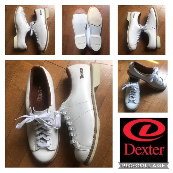Dexter White Leather Bowling Shoes 
